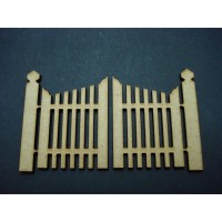 Embell. bois PORTAIL EN BOIS BISEAUTE - Scrap Désirs