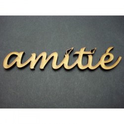 Embell. bois AMITIE - Scrap Désirs
