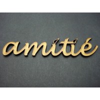 Embell. bois AMITIE - Scrap Désirs