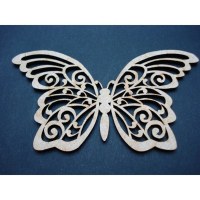 Embell. bois PAPILLON ARABESQUE - Scrap Désirs