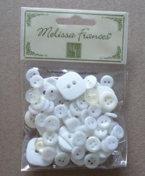 Boutons ANTIQUE WHITE - Melissa Frances