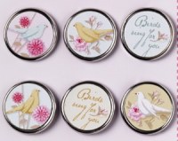 6 brads OISEAUX - Tilda