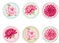 6 brads FLOWERGARDEN - Tilda