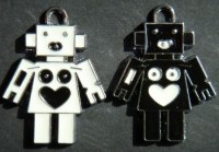 2 charms ROBOTS
