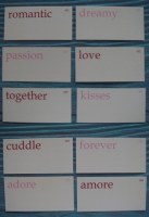 Flash cards VINTAGE LOVE - Elle's studio