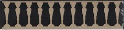 Chipboard REGENCY BALUSTRADE - Dusty attic