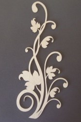 Chipboard VINE FLOURISH - Dusty attic