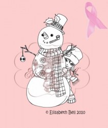 Tampon clear PEEK-A-BOO SNOWBABY - Belles'n whistles