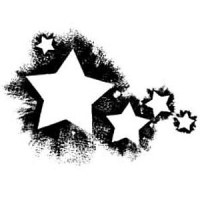 Tampon bois HAPPY STAR - Art gone wild