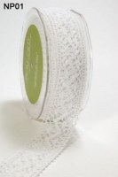 Ruban crochet large BLANC - May arts