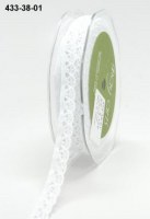 Ruban CROCHET TRIM BLANC 2  - May arts