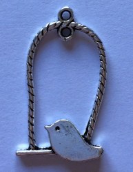 Charm BIRDCAGE ARGENTÉ