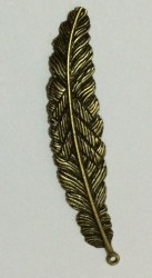 Charm GRANDE PLUME bronze