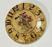 Bouton bois HORLOGE 07