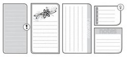 Pastilles Journaling notes BLANC - Sultane