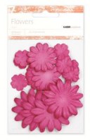 Fleurs multi tailles LIPSTICK - Kaisercraft