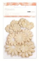 Fleurs multi tailles TAUPE - Kaisecraft