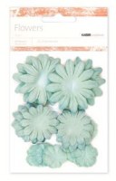 Fleurs multi tailles BLUE ICE - Kaisercraft