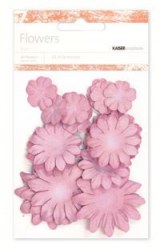 Fleurs multi tailles ANTIQUE PINK - Kaisercraft