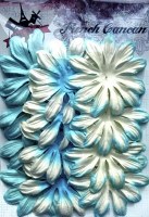 Fleurs LONGS PETALES TURQUOISE - Ohlala