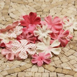 E line flowers Pink - Prima