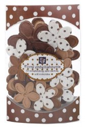 Fleurs SPRITES marron - Prima