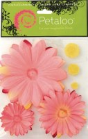 Layered daisies PINK - Petaloo