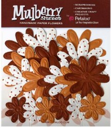 Fleurs EMBOSSED DAISIES Mocha - Petaloo