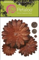 Fleurs GLITTER DAISY PEEL Brown - Petaloo