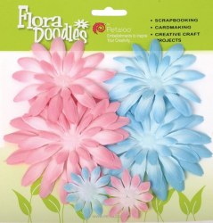 Double delight daisy PINK/BLUE - Petaloo