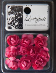 10 fleurs SHABBY FUSHIA - Zenatytude