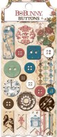 {Provence}Boutons et chipboards - Bo Bunny