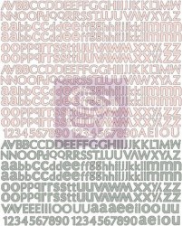 Stickers alphabet RONDELLE - Prima