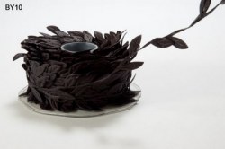 Ruban feuilles BLACK - May arts