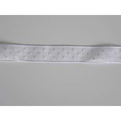 Ruban organza blanc/pois blancs - May arts