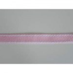 Ruban grosgrain rose/couture blanche - May arts