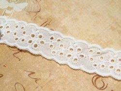 Ruban IVORY EYELET - Webster