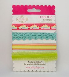 Set de ruban SWEET CAKES - Pink paislee