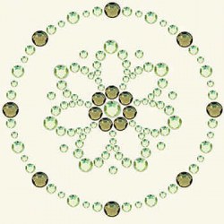 Strass BLING IT DAISY/GRASS - Basic Grey