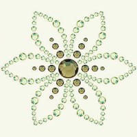 Strass BLING IT LOTUS/GRASS - Basic Grey