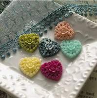 Embellissements résine WHIMSEY HEART - Webster