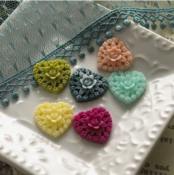 Embellissements résine WHIMSEY HEART - Webster