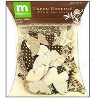 {Brun antique}Embellissements papillon papier - Making memories