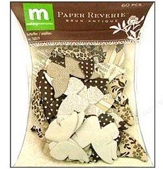{Brun antique}Embellissements papillon papier - Making memories
