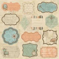 Journaling patches GRANDMA'S ATTIC - Paper company