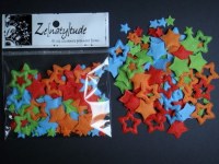 100 étoiles papier ROUGE/VERT/ORANGE/BLEU - Zenatytude