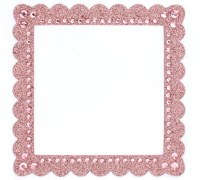 Glitter bling frame PINK - Making memories