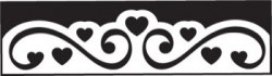 Perfo bordure SCROLL AND HEARTS - EK Success