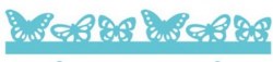 Perfo bordure MONARCH BUTTERFLY - M.Stewart