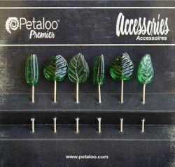 Epingles GLASS ORNAMENTS GREEN - Petaloo